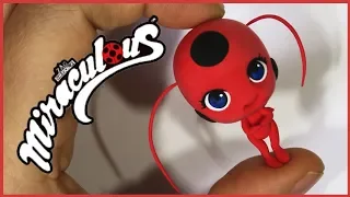 How to make Tikki/Miraculous Ladybug/With air dry clay/clay tutorial