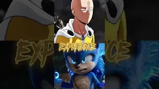 Sonic vs saitama #shorts #edit #sonicthehedgehog #saitama