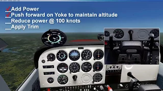 Changing Airspeeds in Straight and Level Flight