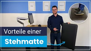 Ergonomische Stehmatte - Gesünder stehen und Schmerzen vorbeugen