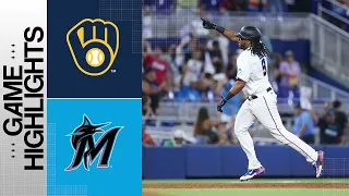 Brewers vs. Marlins Game Highlights (9/24/23) | MLB Highlights