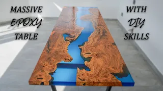 $1000 Slab To $30000 Table Build (WITH DIY SKILLS)