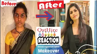 Makeover at Shivas Signature Salon | By Shwetha Bhandary osthire reaction