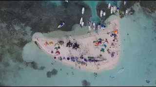 Kitesurf Party @ Los Roques, VZLA Kite & Play Los Roques. Aerial Shots!