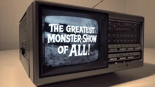 Monster from Green Hell on a 1985 GE SpaceSaver television set