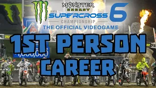 Monster Energy Supercross 6 | First Person Gameplay Career Mode!