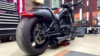 Harley Davidson Night Rod Exhaust Comparison: V&H Comp 2-1 vs. Trask Assault 2-1