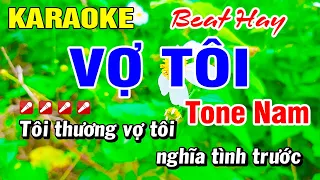Karaoke Vợ Tôi Mạnh Quỳnh - Nhạc Sống (Beat Hay) Tone Nam | Hoài Phong Organ