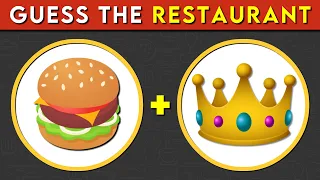 🍔🍕Guess the Fast Food Restaurant by Emojis🍟🍗
