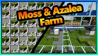 Minecraft Moss & Azalea Farm | 11.000+ / Hour | 1.20 - 1.21+