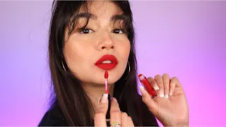 ASMR ~SLEEPY~ Lipstick Application | Tapping, Mouth Sounds, Whispers, Kisses ♡