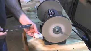 Do you want Razor Sharp knives. I'll show you how using a new product and a bench grinder