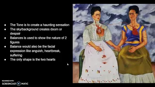 Formal Analysis of Two Fridas by Frida Kahlo