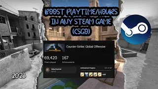 How to Boost Playtime/Hours on Steam in 2023 (CSGO)