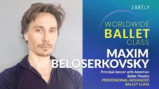 Maxim Beloserkovsky, Guest teacher at The New York City Ballet. Professional/advanced ballet class