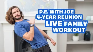 P.E. With Joe REUNION Family Workout + Quiz