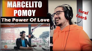 MARCELITO POMOY "The Power of Love" // REACTION & ANALYSIS by Vocal Coach (ITA)