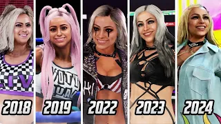 Liv Morgan Model In Every WWE Games - 19 to WWE 2K24