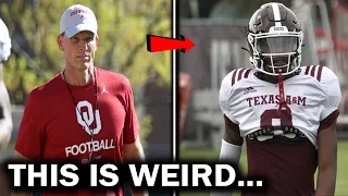 Something WEIRD is Going on at Texas A&M (Oklahoma Defense Back?!)