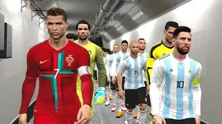 eFootball 2024 - Portugal Vs Argentina - Official Gameplay | 4K