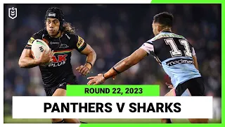 Penrith Panthers v Cronulla-Sutherland Sharks | NRL 2023 Round 22 | Full Match Replay