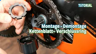 Montage-Demontage Kettenblatt-Verschlussring | Elektrofahrrad24.de