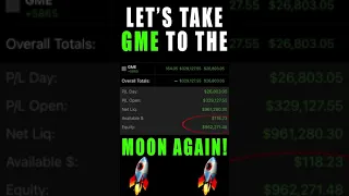 1 MILLION DOLLARS IN GME STOCK! | CRAZYYY |  SHORTS