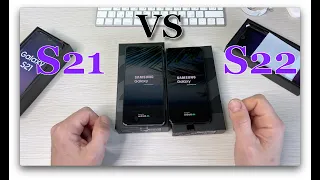 Samsung Galaxy S21 vs S22. Сравнение двух галактик.