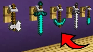 COMO FAZER UM SUPORTE PARA FERRAMENTAS NO MINECRAFT !