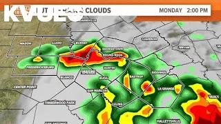 Austin-area weather: Strong storms possible Monday, May 13 | Live radar