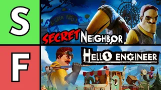 The Ultimate Hello Neighbor Games Tier List