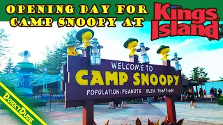 The NEW Camp Snoopy at Kings Island - an opening day tour!