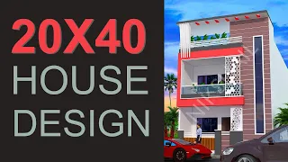 20X40 House plan 20X40 new front elevation by nikshail