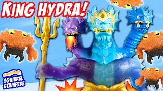 Heroes of Goo Jit Zu King Hydra and Ultra Rare Exoshock Crab Unique Figures of Deep Goo Sea Review