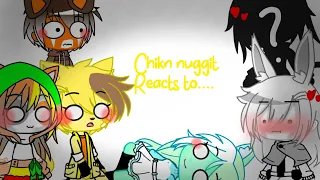 Chikn nuggit and friends reacts to fanart and tiktoks :D (Gacha chikn nuggit)Part2