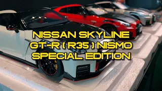 AkidsVlog : Nissan Skyline GT-R ( R35 ) Nismo Special Edition ( Scale 1/18 ) by AutoArt