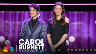 Darren Criss and Sutton Foster's Duet | Carol Burnett: 90 Years of Laughter + Love | NBC