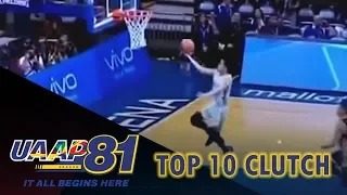 Top 10 Clutch Plays | UAAP Season 81 Men's Basketball