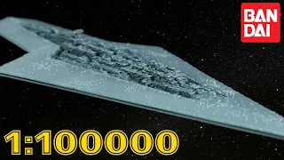 Star Wars Super Star Destroyer in 1:100,000 scale! (Bandai model kit)