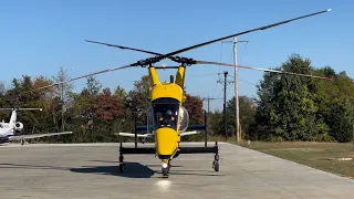 Kaman K-MAX Landing Startup and Departure