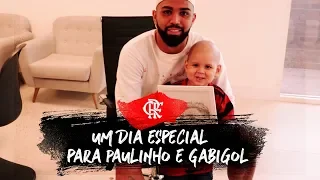 Um dia especial para Paulinho e Gabigol