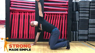 Threading The Needle Thoracic Mobility Exercise
