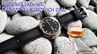 Radiomir California Homage | Baltany California Sandwich Dial Unboxing & Review