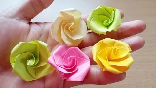 Origami Easy  - Origami Rose From post-it note