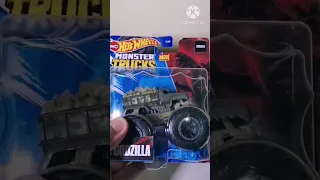 No te deben faltar en tu colección estos monster truck #hotwheels #godzilla