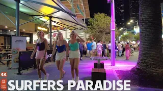 [4k] Explore Surfers Paradise Friday 12 April 2024 | Gold Coast | Queensland | Australia