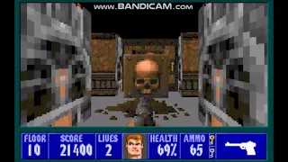 Wolfenstein 3D Gates of Hell E1M10 (Secret Level)