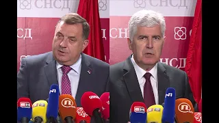 Sastanak u Banjoj Luci: Dodik i Čović o reformi izbornog zakona