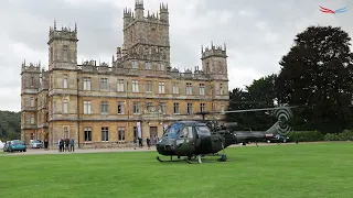 Westland Scout XT626 Arriving for the Highclere Festival 2022