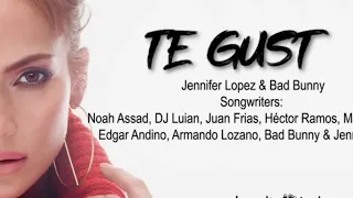 Jennifer Lopez & bad bunny - te guste (lyrics) video